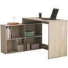 Image de DEMEYERE Bureau dangle contemporain décor chêne Shannon - L 112 cm - NAGANO