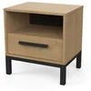 Image de Demeyere Chevet pour Chambre - 1 Tiroir - 446 x 356 x 474mm - Craft - Fabriqué en France - Garantie 2 Ans