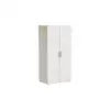 Image de Armoire 2 portes NANO coloris chêne shannon/ blanc