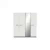 Image de Armoire 4 portes WATSON coloris blanc