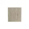 Image de Armoire 4 portes 2 tiroirs GLORY coloris chêne kronberg