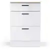 Image de Meuble bas de cuisine 60 cm 3 tiroirs BIANCO coloris blanc