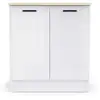 Image de Meuble bas 80 cm 2 portes BIANCO