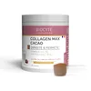 Image de BIOCYTE Collagen Max Cacao - Goût Cacao - Complément Alimentaire Anti-Âge et Jeunesse de la Peau - Hydrolysat de collagène et Acide Hyaluronique - 260g - Cuillère doseuse - 20 jours de prise