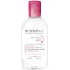 Image de BIODERMA Sensibio H2O - Eau micellaire nettoyante et démaquillante - Élimine le maquillage, le pollen et les résidus de pollution - Peaux sensibles - Flacon 250 ml