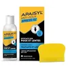 Image de APAISYL, Lotion Anti-Poux Xpress, Efficace sur les poux et lentes en seulement 15 minutes, Lotion 2en1 Traitante et Lavante, 1 seule application, Peigne offert, 100ml