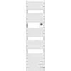 Image de ATLANTIC - Radiateur sèche-serviettes électrique connecté ADELIS DIGITAL avec soufflerie 1500 W étroit blanc carat - ATLANTIC - 861941