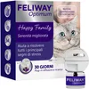 Image de Feliway® Optimum - Kit anti-stress apaisant pour chats composé d’un diffuseur et d’une recharge de 48 ml de phéromones félines plus forts pour détendre et calmer les chats stressés