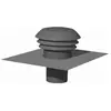Image de UNELVENT - CHAPEAU CIRCULAIRE PLASTIQUE TOITURE D150/160MM COULEUR ARDOISE UNELVENT 876005 - UNE-876005