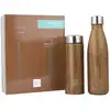 Image de Coffret bois 1 bouteille 500 ml et 1 théière 350ml Yoko Design