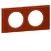 Image de Plaque de finition 2 postes Legrand Céliane 0 694 72 coloris verre carmin l.171 x P.8,5 x H.82 mm