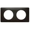Image de Plaque de finition double Legrand Céliane Métal Carbone