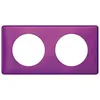 Image de Plaque de finition 2 postes Legrand Céliane 0 988 75 coloris violet irisé l.161 x P.8,5 x H.82 mm