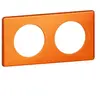 Image de Plaque de finition 2 postes Legrand Céliane 0 988 77 coloris orange snake l.161 x P.8,5 x H.82 mm