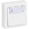 Image de Legrand - Poussoir avec porte-étiquette Appareillage Saillie - Blanc