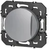 Image de Legrand 600116 Poussoir simple avec voyant lumineux dooxie 6A 250V~ finition alu