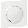 Image de Legrand 600705 Poussoir dooxie one 6A, 250V~ livré avec plaque carrée blanche et griffes