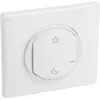 Image de Legrand - Commande Lever/Coucher pour installation connectée Céliane with Netatmo avec plaque Laqué Blanc