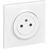 Image de LEGRAND - Prise Electrique Murale 16A avec Terre dooxie Surface + Plaque Carrée - Prise 2P + T Affleurante avec Fond Rétractable - Fabriqué En France - Blanc