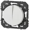 Image de Double Poussoir Legrand Dooxie blanc