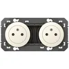 Image de Prise - LEGRAND - Dooxie - Double - Asymétrique - Blanc