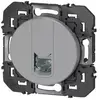 Image de Prise RJ45 Legrand Dooxie aluminium carrée