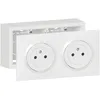 Image de LEGRAND - Kit double prise 2p+t/surface précâblée bte saillie Dooxie