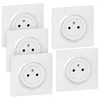 Image de Lot de 5 prises de courant 2P+T Surface complet Dooxie One 16A - Blanc - 300421 - Legrand