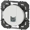 Image de Legrand 600376 Prise blindée RJ45 catégorie6 FTP dooxie, finition blanc