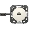 Image de Prise HDMI pré-connectorisée DOOXIE finition blanc
