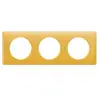 Image de Plaque de finition 3 postes Legrand Céliane 0 998 96 coloris laiton l.232 x P.8,5 x H.82 mm