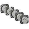 Image de Legrand Lot de 5 Prises avec Terre Dooxie, Aluminium