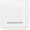 Image de Interrupteur ou va-et-vient Mosaic 10A blanc complet avec plaque LEGRAND