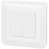 Image de LEGRAND - Mosaic double interrupteur va et vient 10A blanc complet