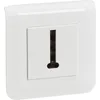 Image de Legrand - Prise téléphone en T Mosaic blanc avec plaque et fixation à vis