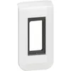 Image de Mosaic support à vis plaque 1 module blanc