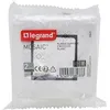 Image de LEGRAND - Mosaic support griffes plaque 2 modules blanc