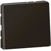 Image de Legrand - Interrupteur ou va-et-vient lumineux avec voyant Mosaic Easy-Led 10A 2 modules - noir mat