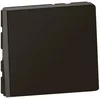 Image de Legrand - Poussoir lumineux avec voyant Mosaic Easy-Led 6A 2 modules - noir mat