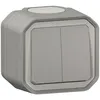 Image de LEGRAND Commande pour fonction double interrupteur ou va-et-vient - 10A - Gris