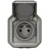 Image de Prise Legrand Plexo gris en saillie 220V