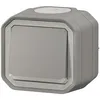 Image de LEGRAND Interrupteur ou va-et-vient témoin étanche Plexo - 10A - Gris