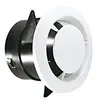 Image de bouche ventilation - fixe - diamètre 80 mm - manchon coudé - atlantic 422145