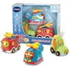 Image de Coffret Trio Secours - VTECH - Tut Tut Bolides - Camion de pompiers tracteur et hélico - 1 à 5 ans
