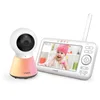 Image de VTech - BM5254 - Babyphone Vidéo Color Night Light - Écran 5" - Veilleuse et Berceuses - Version FR Blanc