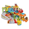 Image de VTech - Tut Tut Bolides, Mon Premier Garage Interactif avec Camion Éthan Pro de la Dépanne, Garage Voitures Enfant, 9 Zones Magiques, Cadeau Garçon et Fille de 1 an à 5 Ans - Contenu en Français
