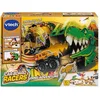 Image de VTech - Car-Board Racers, Circuit Voitures Dino Adventure, Pistes de Course en Carton Recyclé* Extensibles à l’Infini avec Voiture Tout-Terrain Motorisée, Cadeau Enfant Dès 5 Ans - Contenu en Français