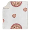 Image de Soleil d'ocre Plaid Polaire Sherpa imprimé 110x170 cm Mandala Corail