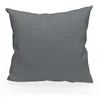 Image de Soleil d'ocre Housse de Coussin Unie 60x60 cm Alix Gris