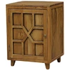 Image de Bois & Chiffons - Chevet arabesque bois acacia punjab marron - 45x40x62 cm OS
